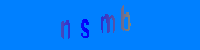 Blue Captcha Image